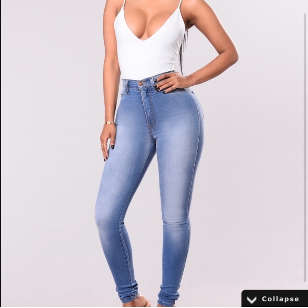 Highrise skinny jeans